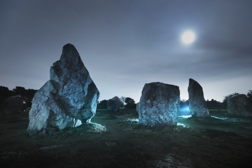 Menhirs en Bretagne Menhirs en Bretagne