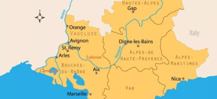 Plan de la Provence